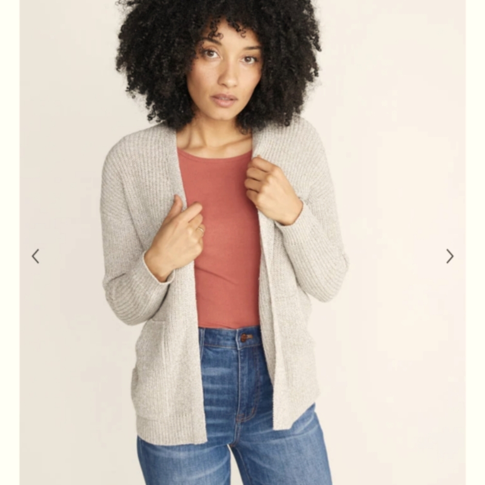 Marine Layer Kelsey Cardigan Linen Cotton Blend